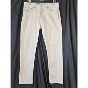 Mason Straight Jeans in Light Cream